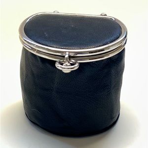 Authentic Danier Leather Coin Purse Pop Up Space Saver